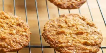 Кружевное миндально-апельсиновое печенье