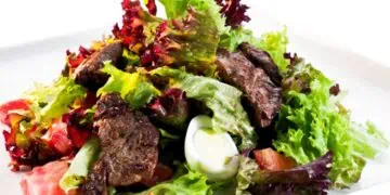 салат из печени