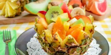 ананасовый фруктовый салат