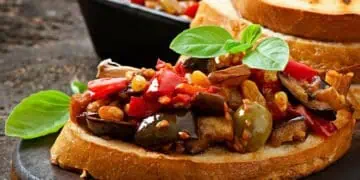 сицилийская капоната - овощное рагу