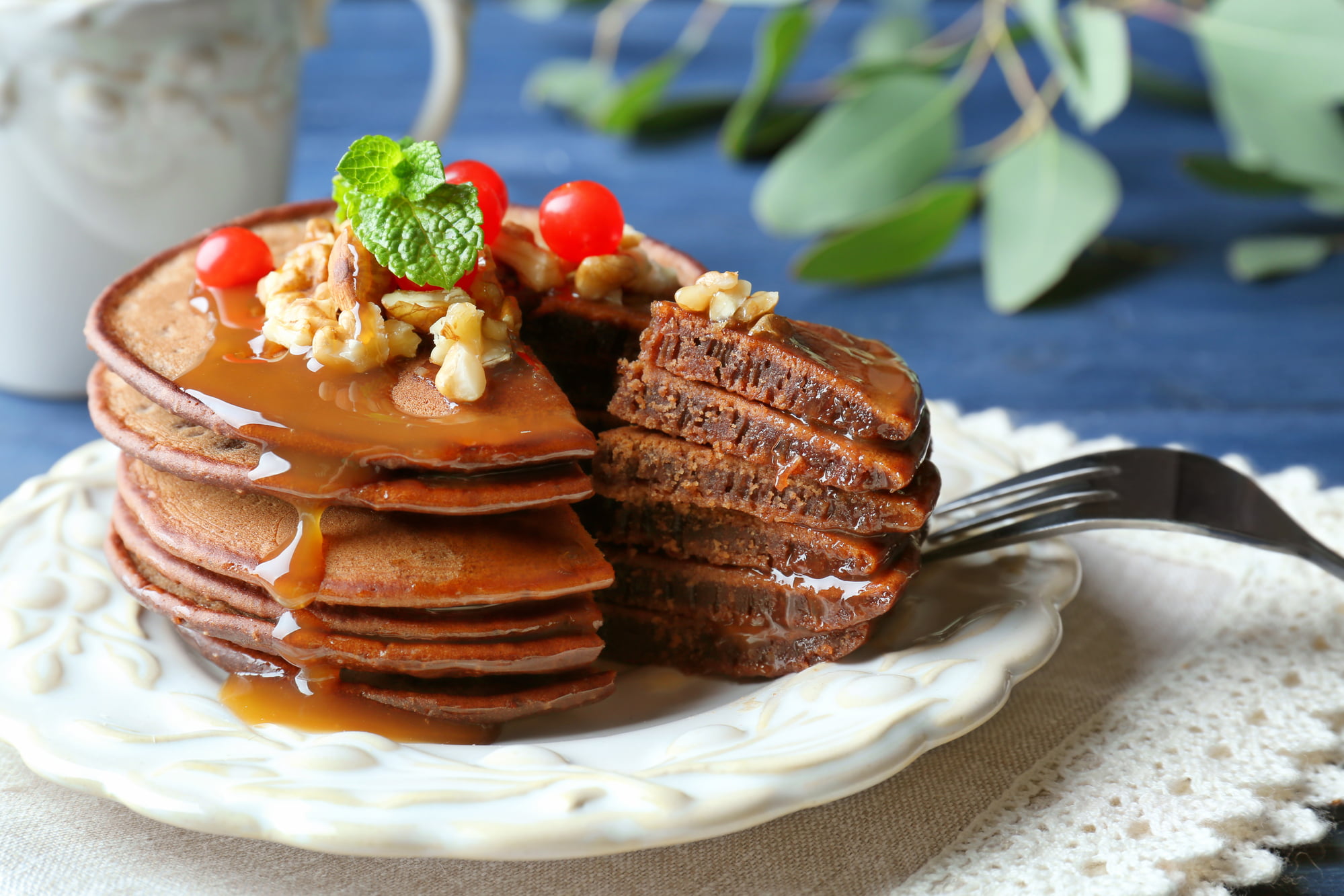 Рецепт вкусных шоколадных блинчиков