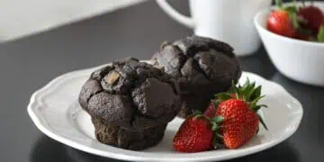 сочные шоколадные маффины