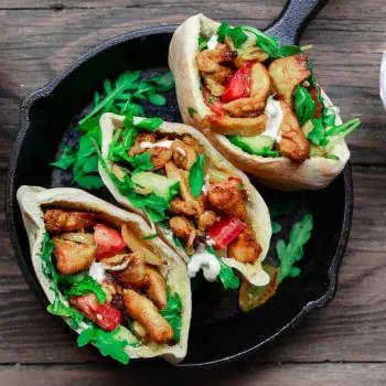 Легкая куриная шаурма